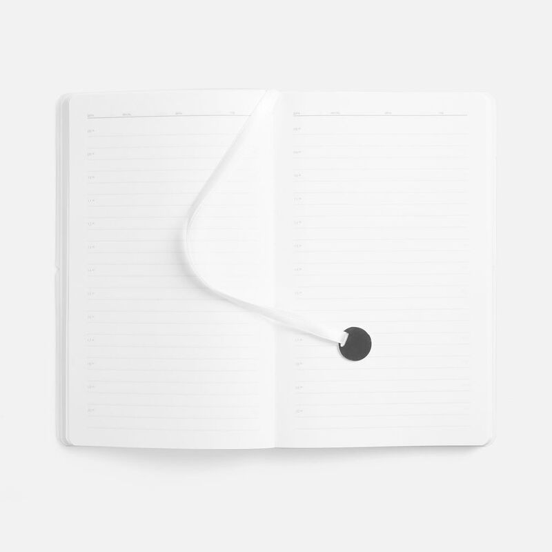 Ежедневник Waltz, недатированный, белый арт.23878.60