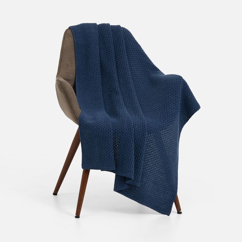 Плед Serenita, синий (джинс) арт.15744.45