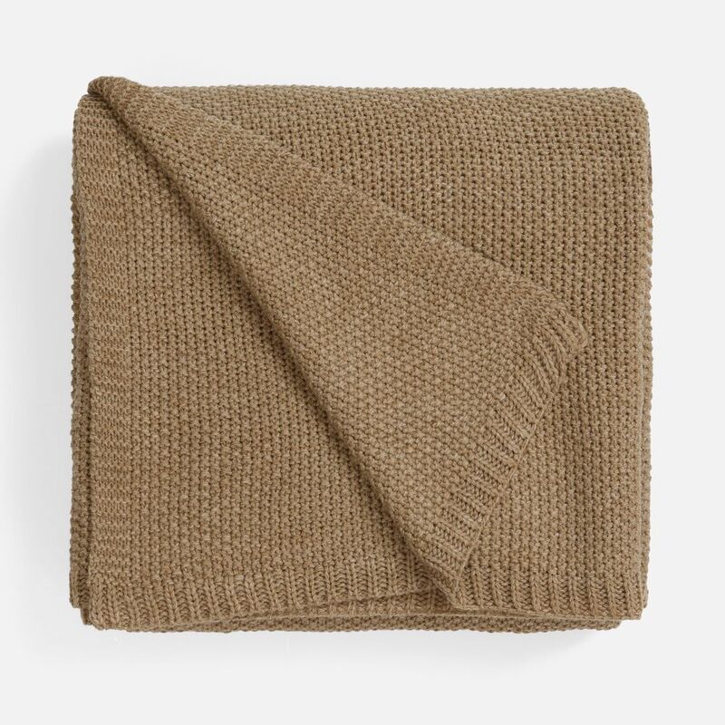 Плед Longview, коричнево-бежевый меланж арт.15743.67