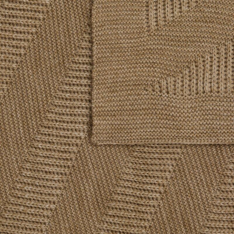 Плед Locus Solus, коричнево-бежевый меланж арт.16749.67