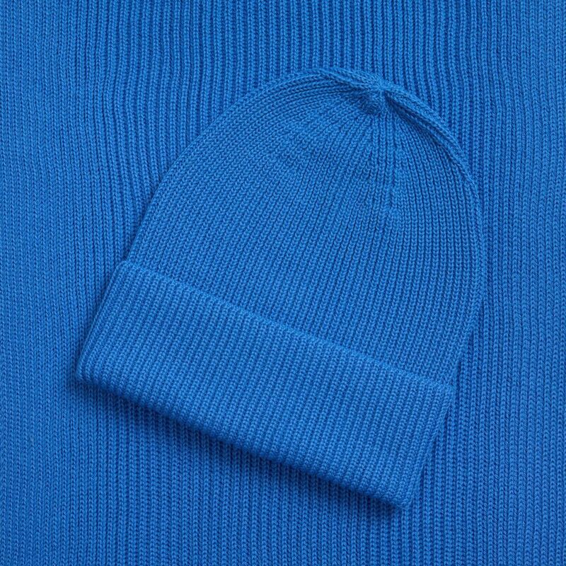 Шапка Nobilis Mono, синяя (аква) арт.19909.48