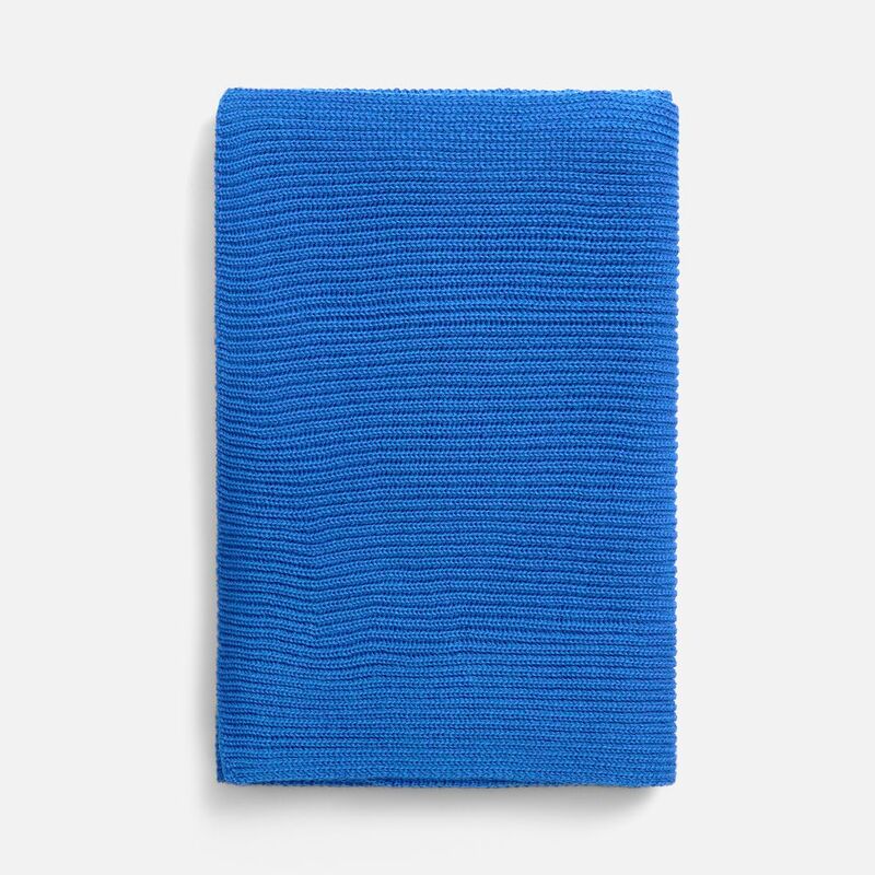 Шарф Nobilis Mono, синий (аква) арт.19908.48