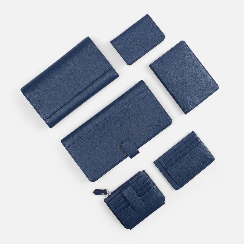 Картхолдер на молнии Unison, синий арт.22109.40