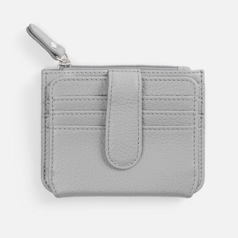 Картхолдер на молнии Unison, серый арт.22109.10