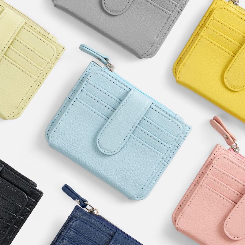 Картхолдер на молнии Unison, серый арт.22109.10