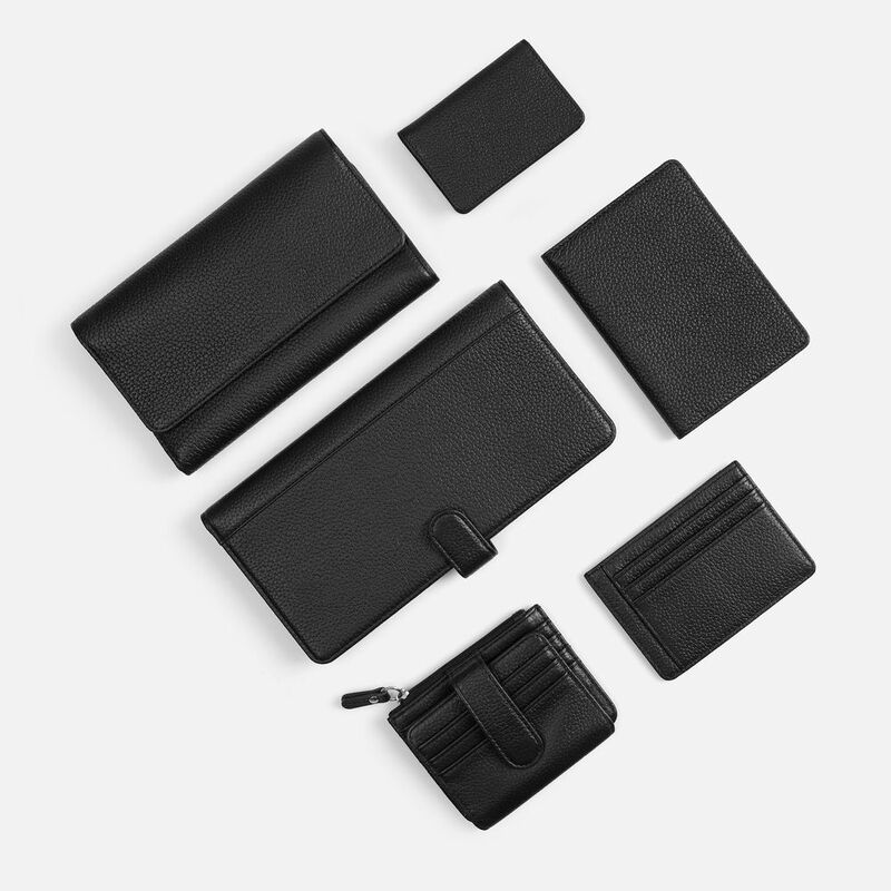 Картхолдер на молнии Unison, черный арт.22109.30