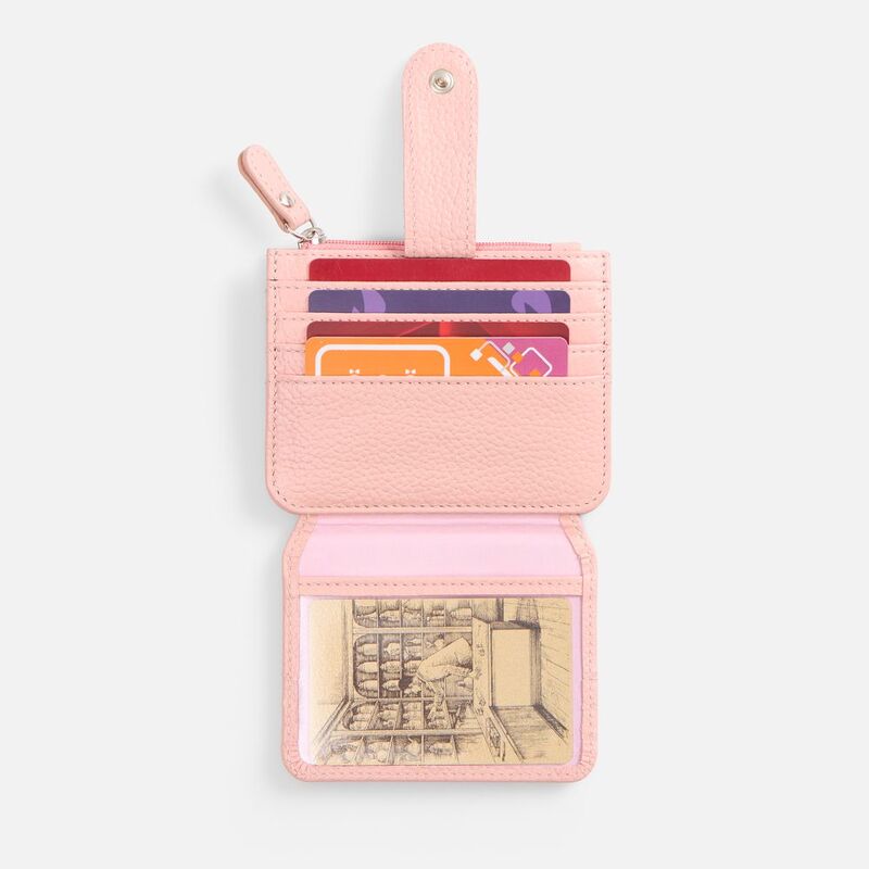 Картхолдер на молнии Unison, розовый арт.22109.15