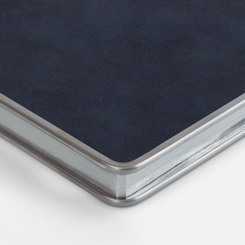 Ежедневник Metal Frame на заказ, датированный, синий арт.18859.40