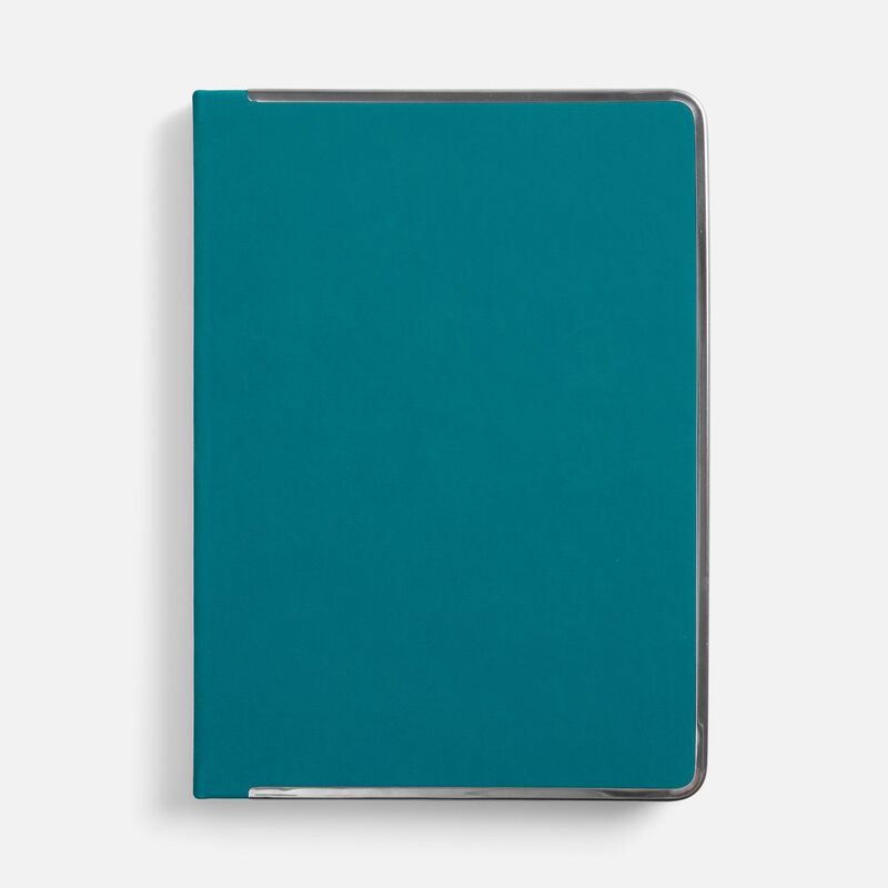 Ежедневник Metal Frame на заказ, датированный, бирюзовый арт.18859.49
