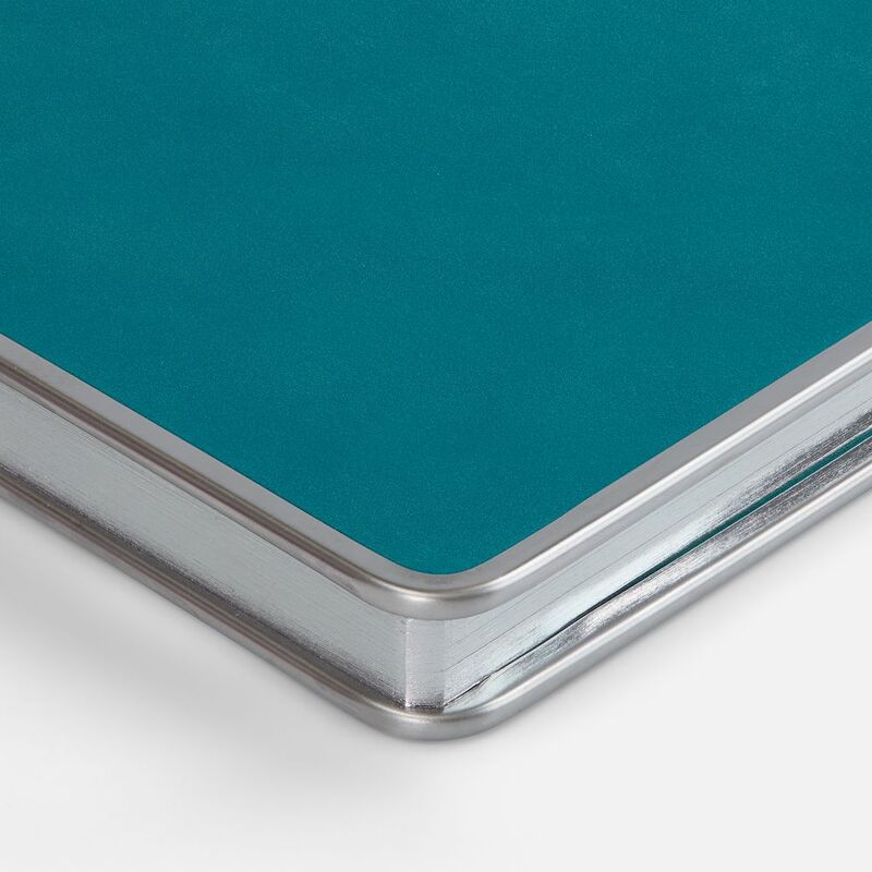 Ежедневник Metal Frame на заказ, датированный, бирюзовый арт.18859.49