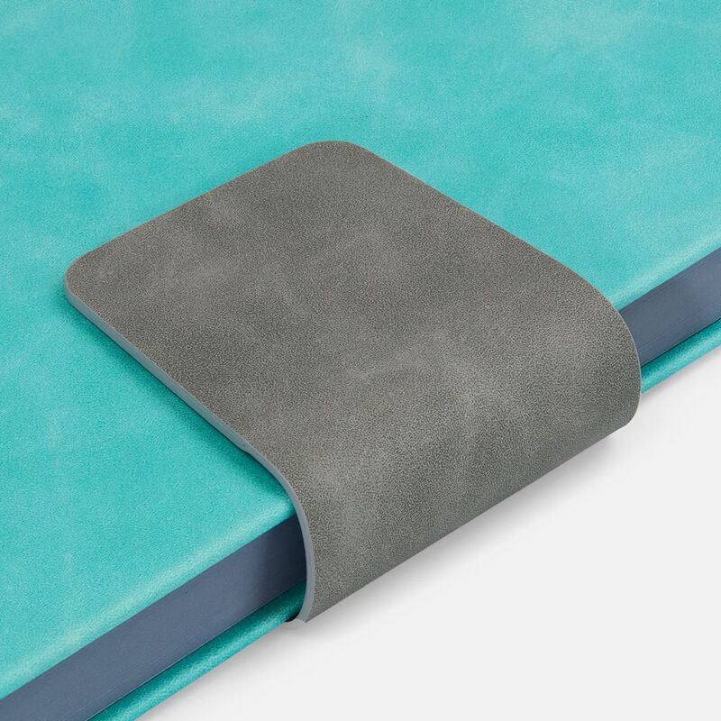 Ежедневник Grande Strap на заказ, датированный, бирюзовый арт.18860.49