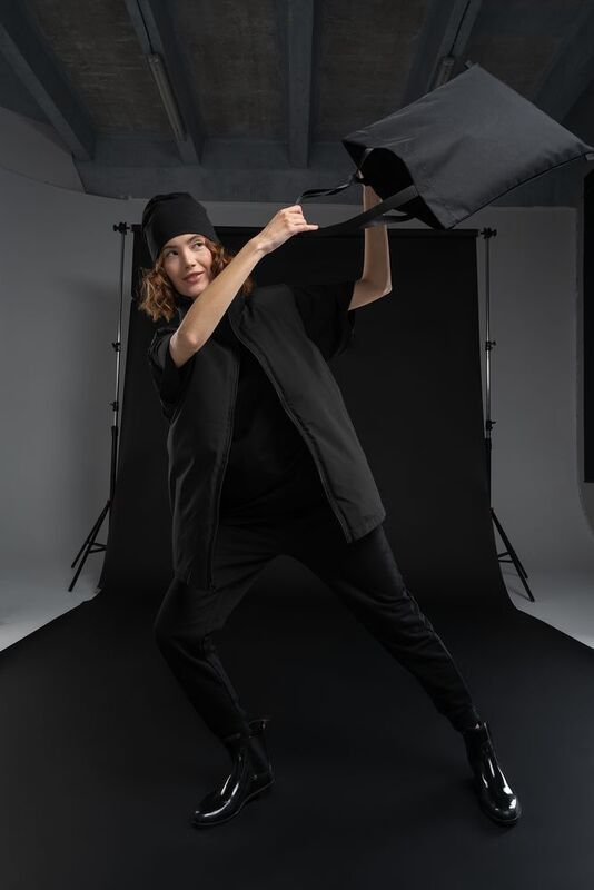 Шопер B3, черный с черными ручками арт.19216.30