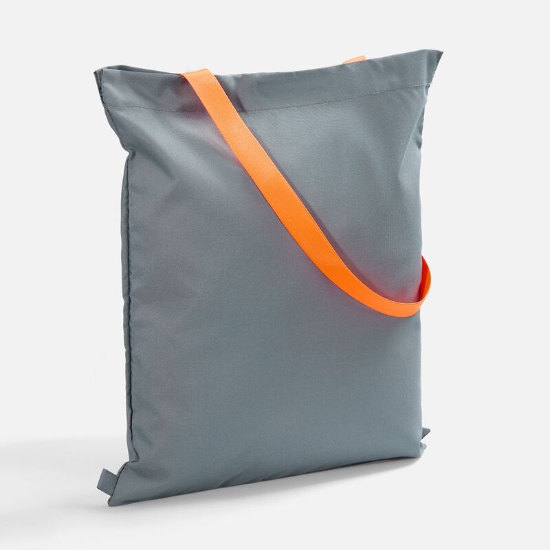 Шопер B3, серый с оранжевыми ручками арт.19216.11