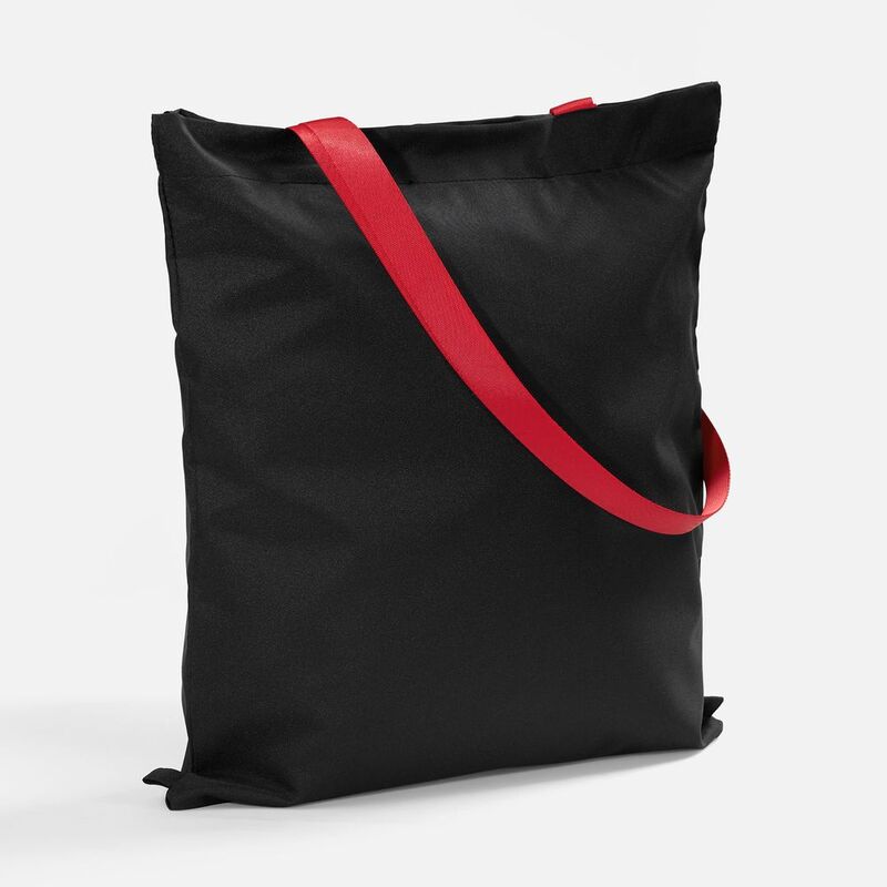 Шопер B3, черный с красными ручками арт.19216.31
