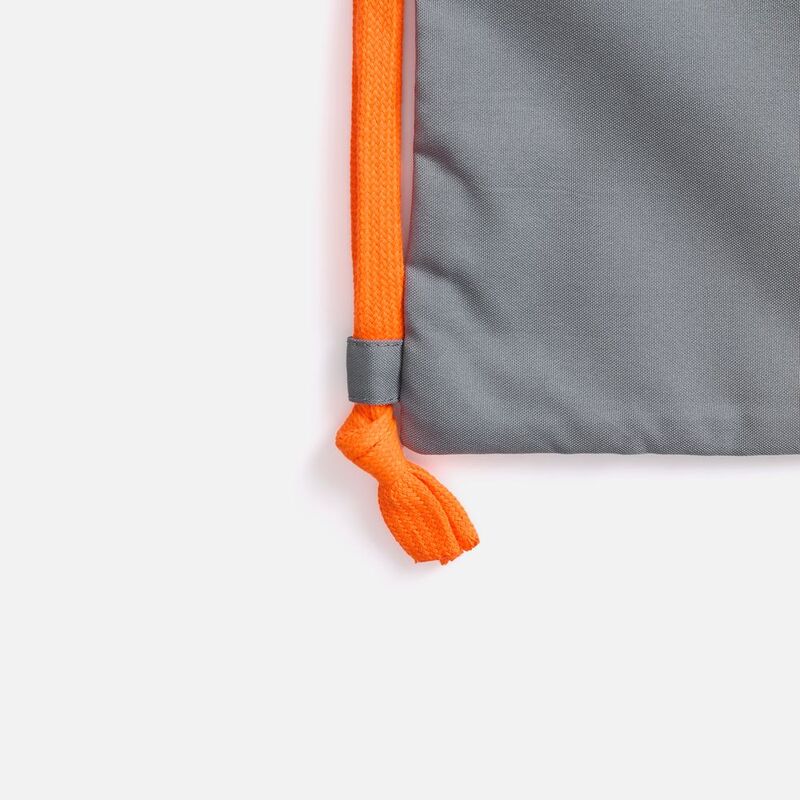 Рюкзак B3, серый с оранжевыми лямками арт.19217.11
