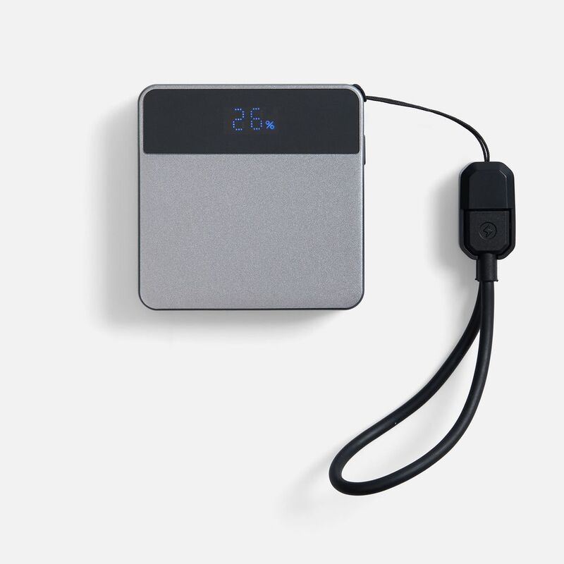 Внешний аккумулятор с беспроводной зарядкой Aura Power 5000 мАч, серый арт.18455.10