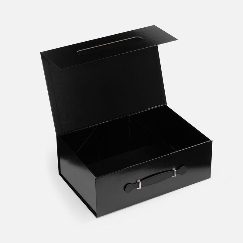 Коробка складная Holdfold, L, черная арт.25004.30