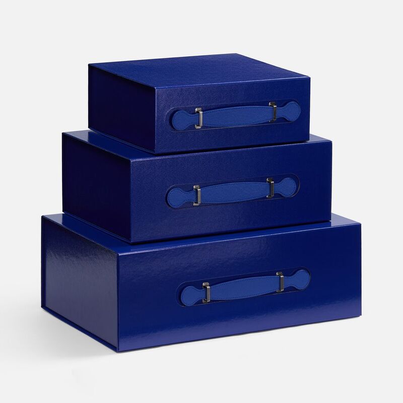 Коробка складная Holdfold, M, синяя арт.25003.40