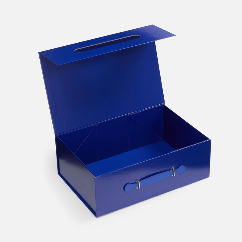 Коробка складная Holdfold, L, синяя арт.25004.40