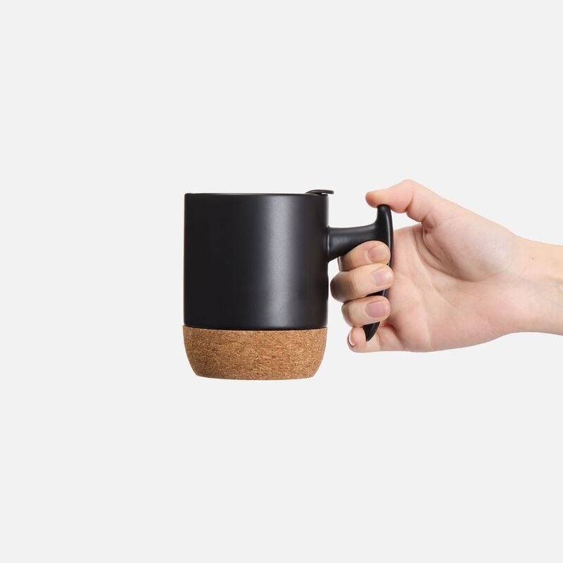 Кружка Corky Grip, черная арт.18664.30