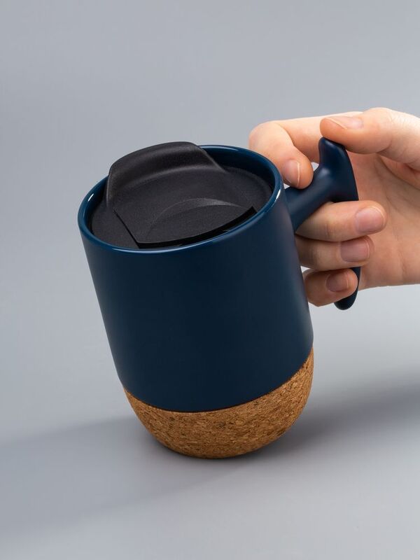 Кружка Corky Grip, синяя арт.18664.40