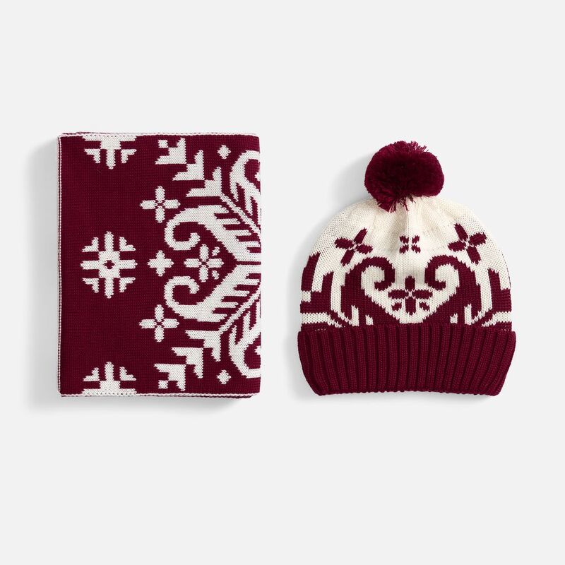 Шапка Wintertude, красная с белым арт.21284.56