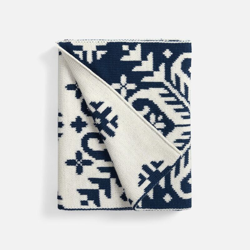 Шарф Wintertude M, синий с белым арт.21285.46