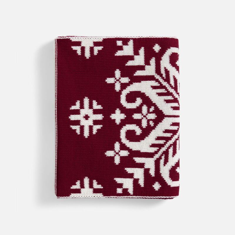 Шарф Wintertude M, красный с белым арт.21285.56