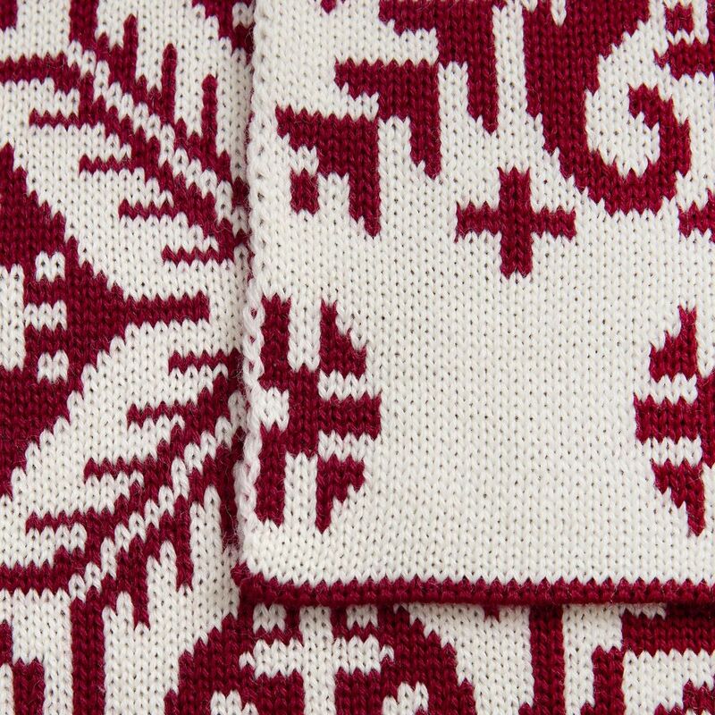 Шарф Wintertude M, красный с белым арт.21285.56