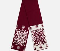 Шарф Wintertude M, красный с белым арт.21285.56