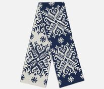 Шарф Wintertude L, синий с белым арт.21286.46