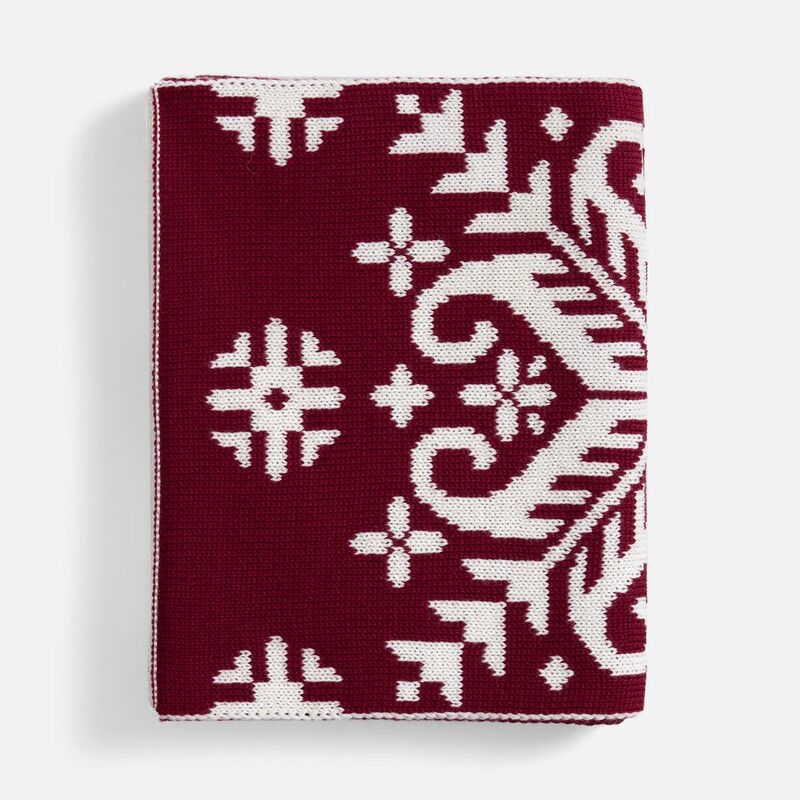 Шарф Wintertude L, красный с белым арт.21286.56