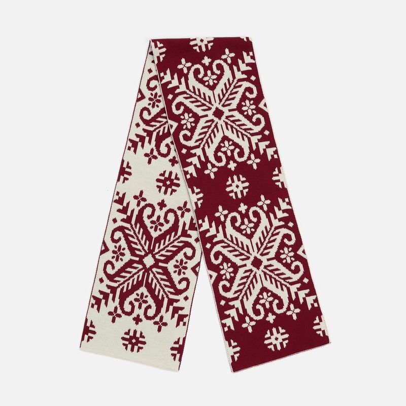 Шарф Wintertude L, красный с белым арт.21286.56