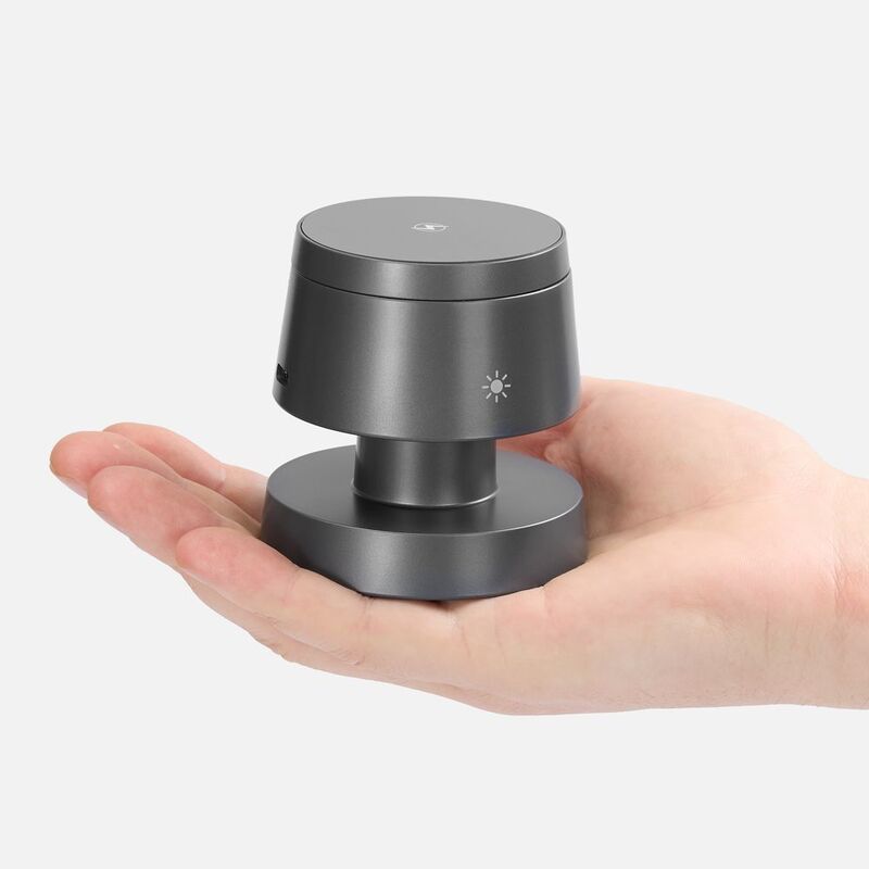 Станция беспроводной зарядки с подсветкой Lume, серая арт.18394.10