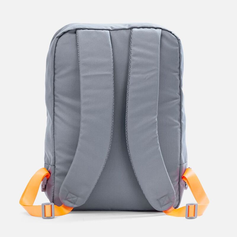 Рюкзак B2, серый с оранжевыми стропами арт.19218.11