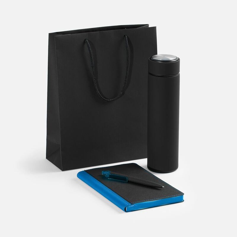 Набор Nice Twice Pack, черный с голубым арт.22112.34