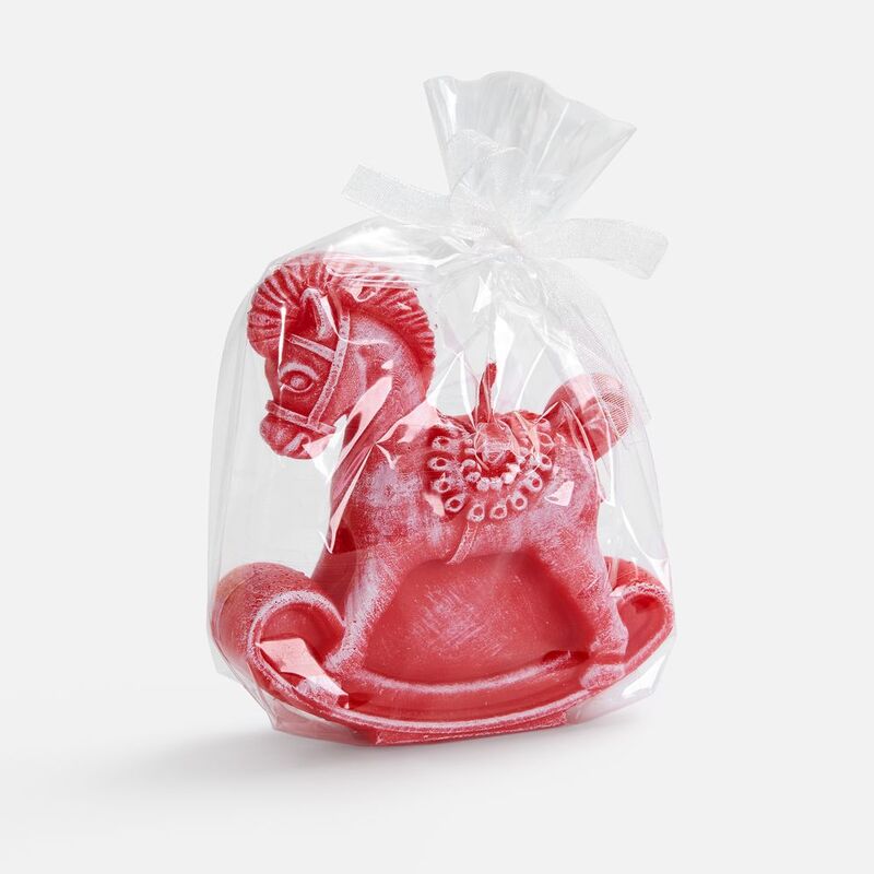 Свеча фигурная &laquo;Лошадка-качалка&raquo;, красная арт.20333.50