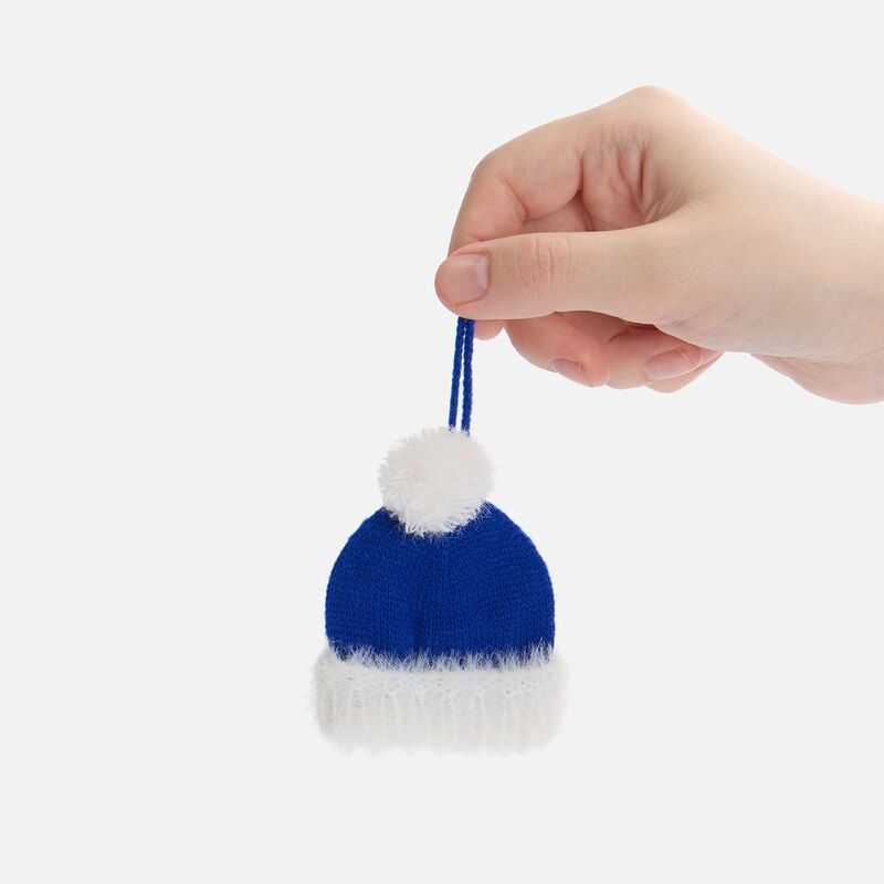 Подвеска на елку &laquo;Вьюжка&raquo;, шапочка, синяя арт.19260.40