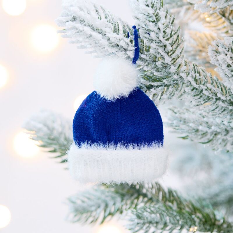 Подвеска на елку &laquo;Вьюжка&raquo;, шапочка, синяя арт.19260.40