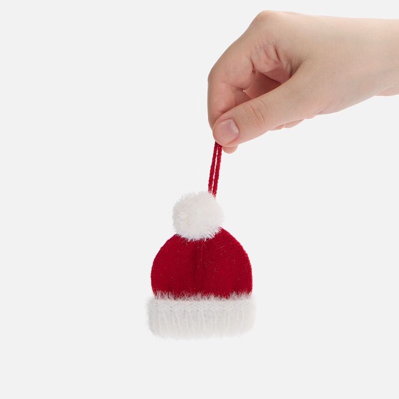 Подвеска на елку &laquo;Вьюжка&raquo;, шапочка, красная арт.19260.50