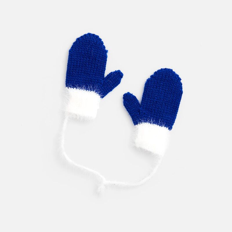 Подвеска на елку &laquo;Вьюжка&raquo;, варежки, синяя арт.19261.40