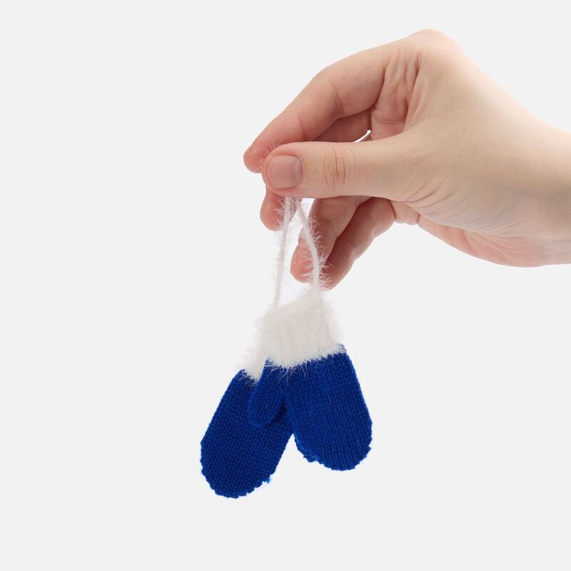 Подвеска на елку &laquo;Вьюжка&raquo;, варежки, синяя арт.19261.40