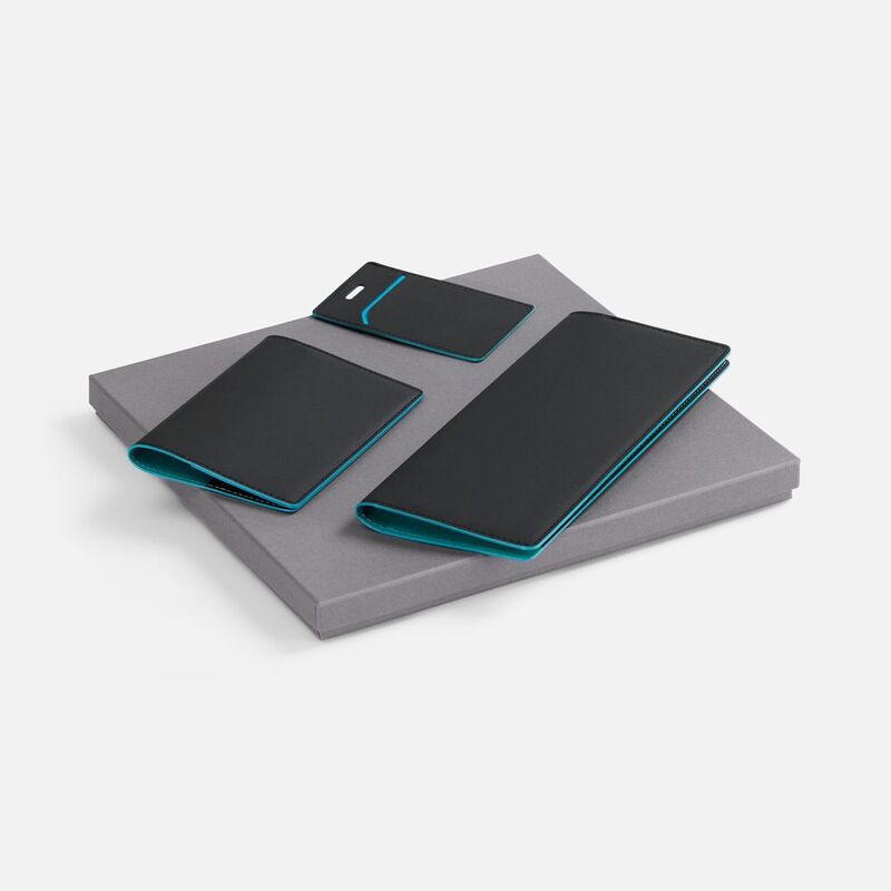 Набор Multimo Simple, черный с бирюзовым арт.22422.49