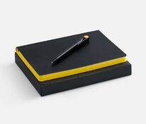 Набор Doppio, черный с желтым арт.20975.38