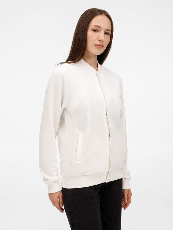 Бомбер унисекс Nuppu, молочно-белый арт.20189.60