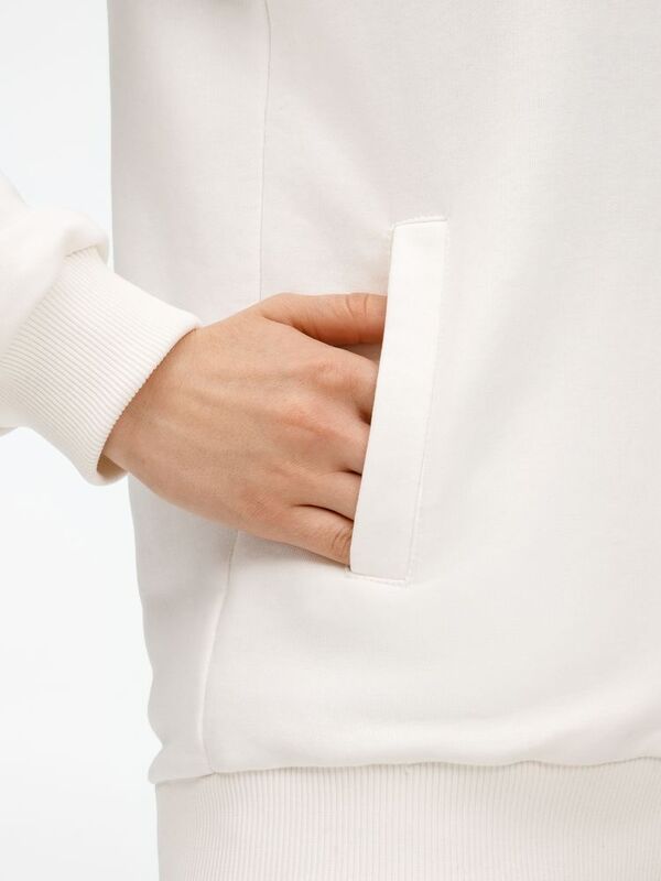 Бомбер унисекс Nuppu, молочно-белый арт.20189.60