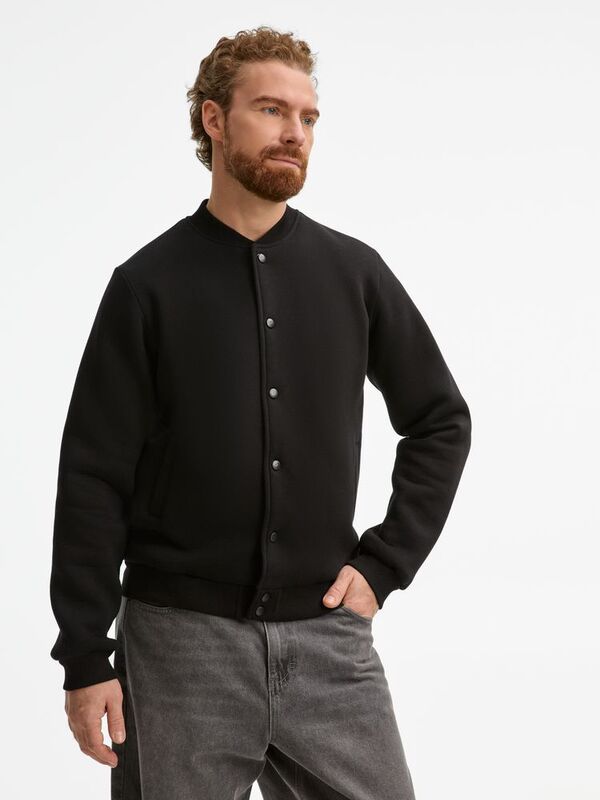 Бомбер унисекс AtmosWear, черный арт.20190.30