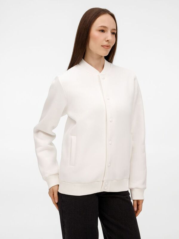 Бомбер унисекс AtmosWear, молочно-белый арт.20190.60