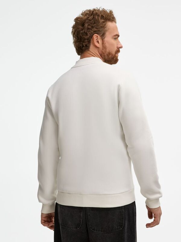 Бомбер унисекс AtmosWear, молочно-белый арт.20190.60