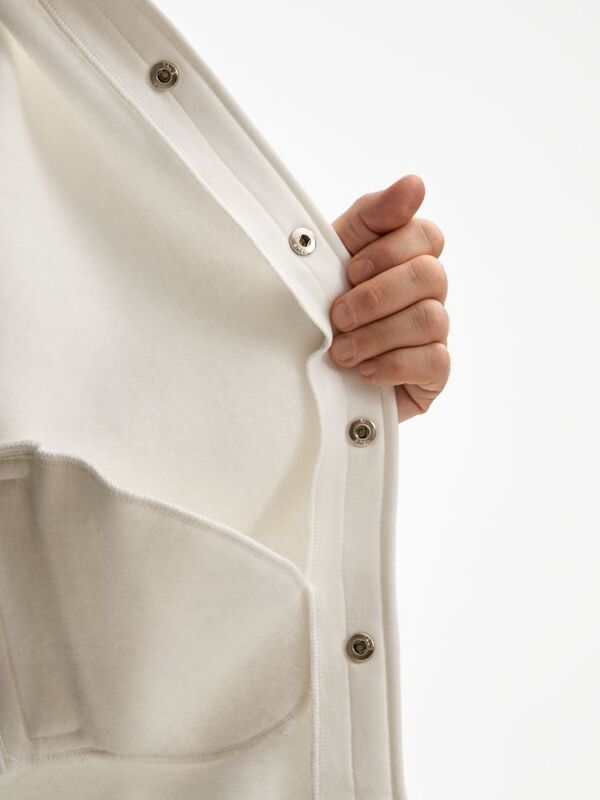 Бомбер унисекс AtmosWear, молочно-белый арт.20190.60